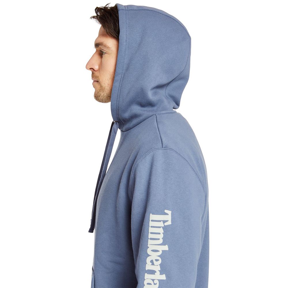 Moletom Masculino - Timberland Pro® Hood Honcho Pullover Hoodie - DJWBO5193 - Azuis